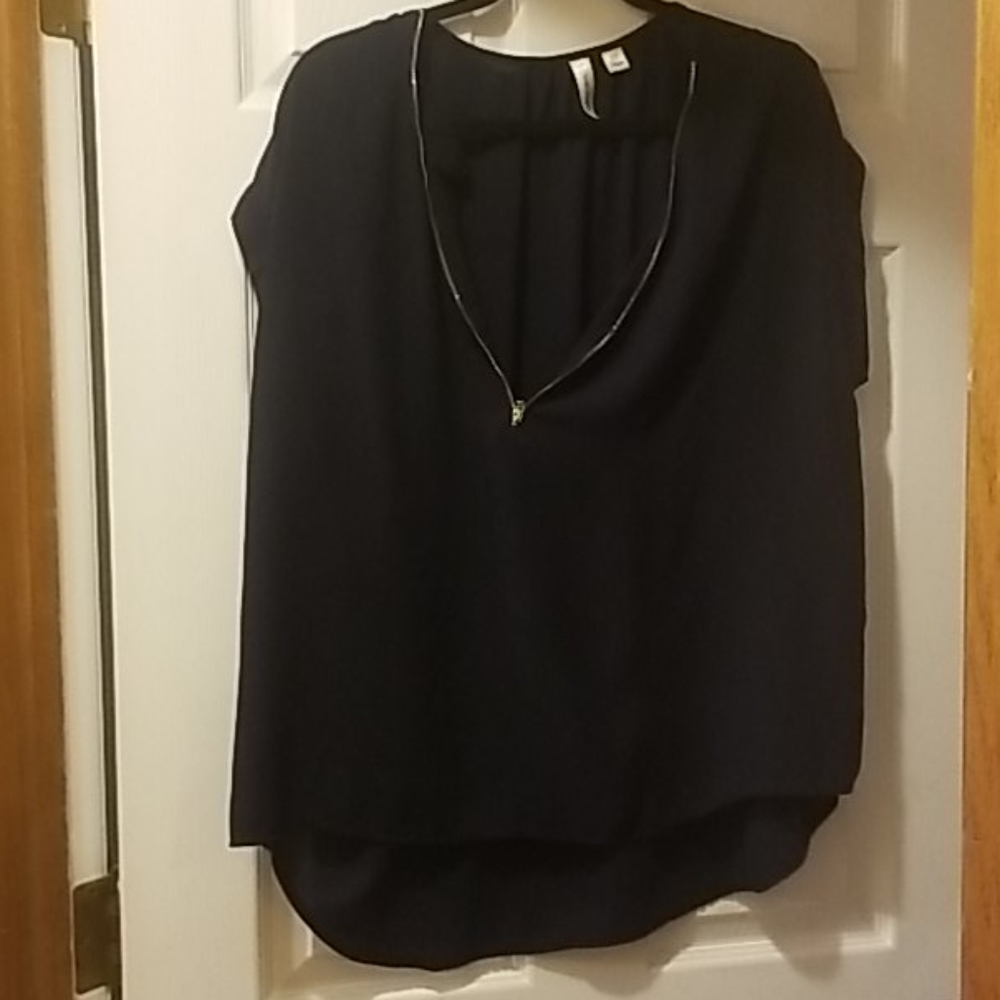 Navy blouse